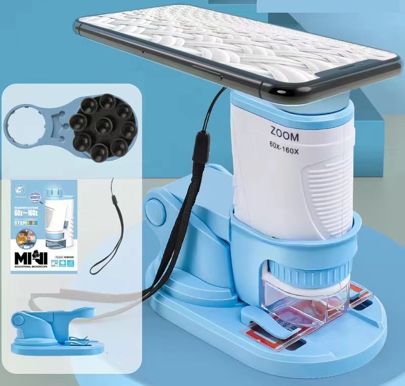 מיקרוסקופ שולחני נשלף