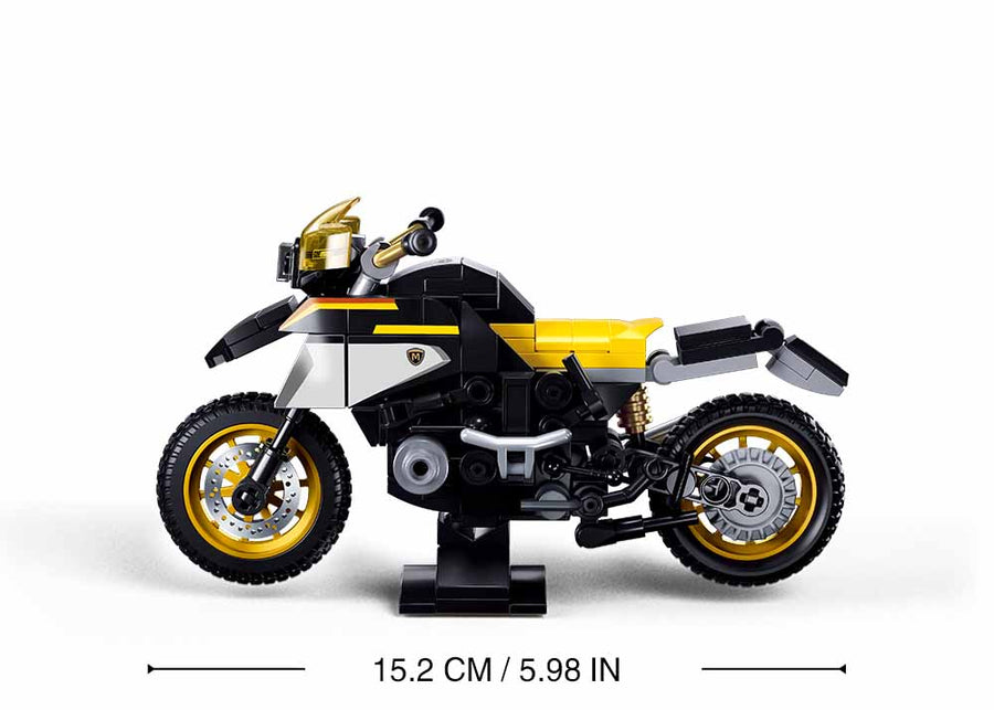 אופנוע ספורט צהוב