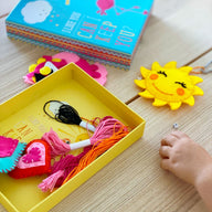 ערכה לתפירת קישוטים לתיק