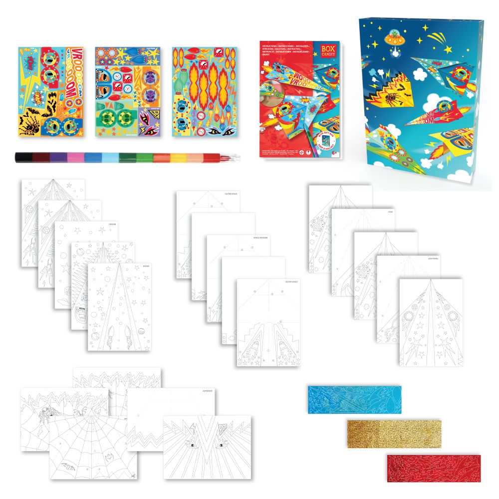 ערכה להכנת 20 מטוסי נייר