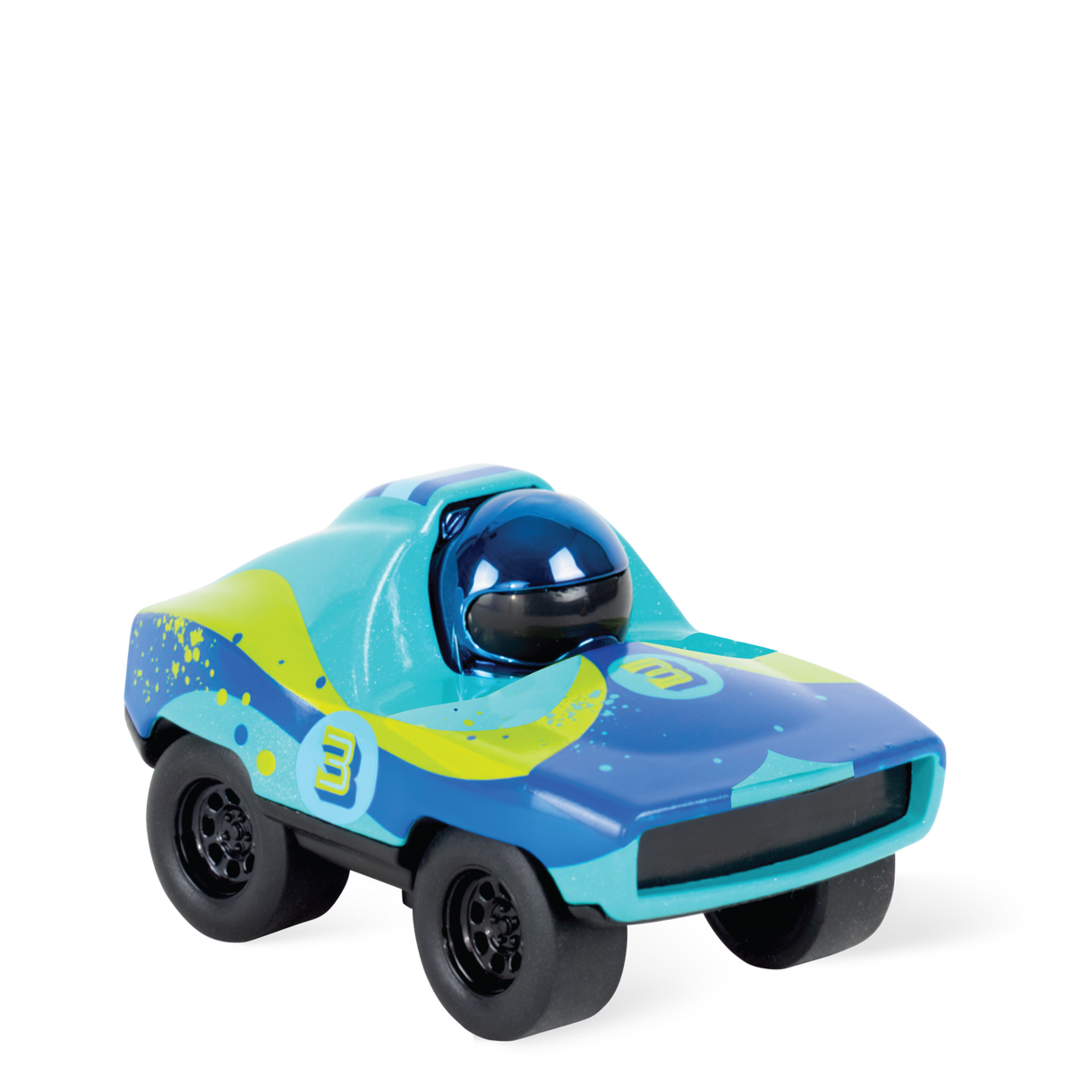 מיני מכונית מירוץ כחולה