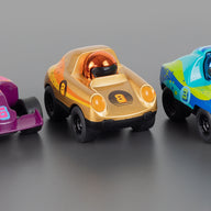 מיני מכונית מירוץ סגולה