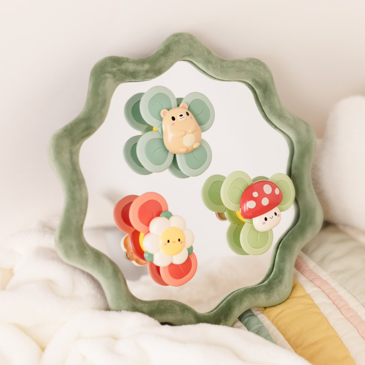 סט 3 ספינרים יער