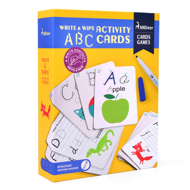 כרטיסיות לימוד מחיקות אנגלית ABC